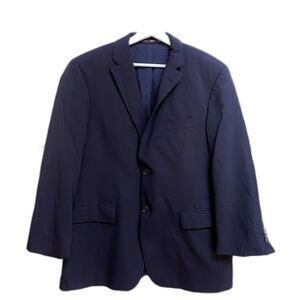 Hugo Boss Men’s Blazer 38S Navy Paolini Movio USA Made Sport Coat Jacket